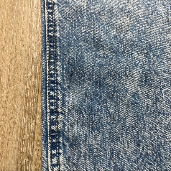 Almost Famous Womens Jeans Size 13 Straight Distressed Acid Wash Juniors Blue - Picture 10 of 16